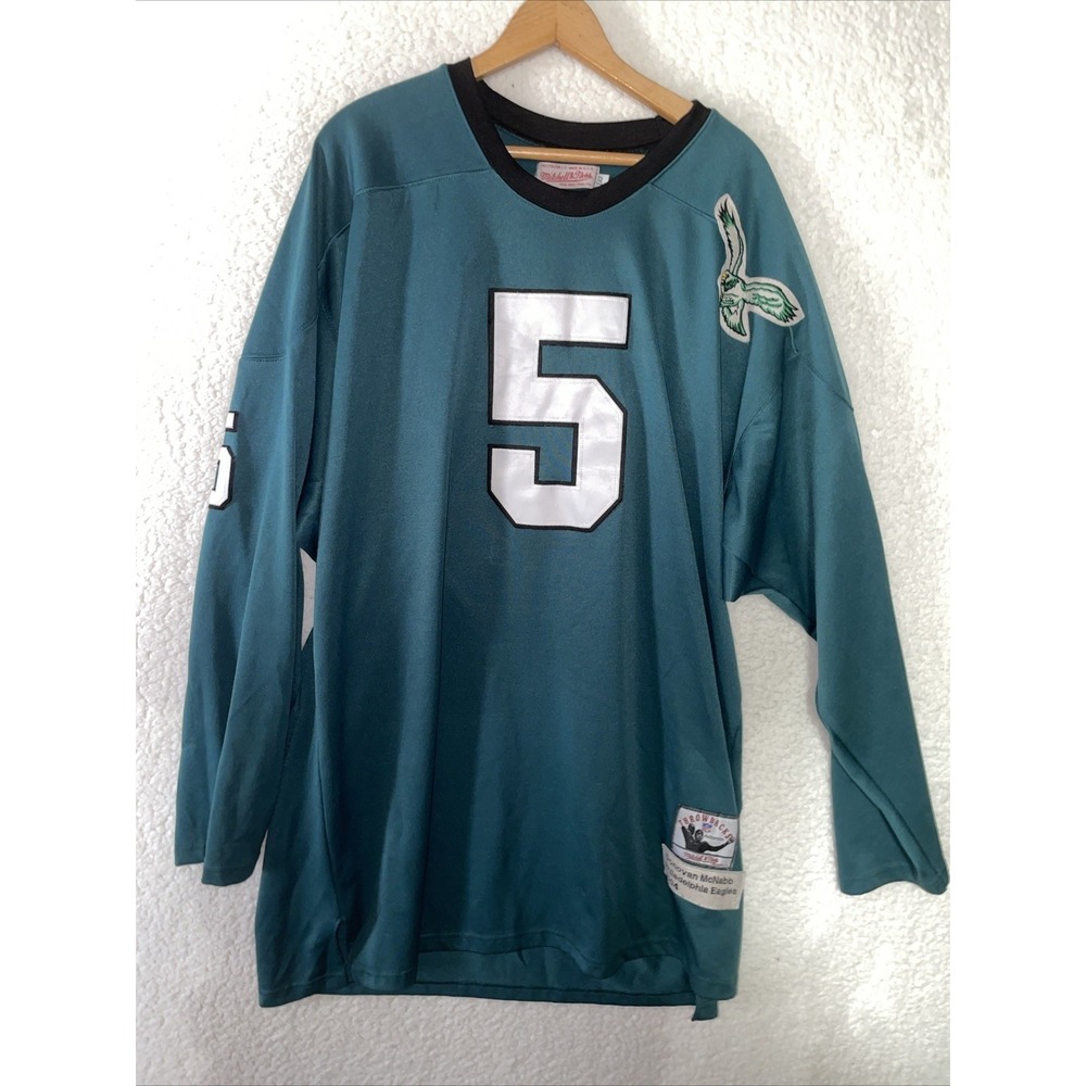 100% Authentic Vtg Donovan McNabb Mitchell Ness 2004 Eagles Jersey Size 60 Mens